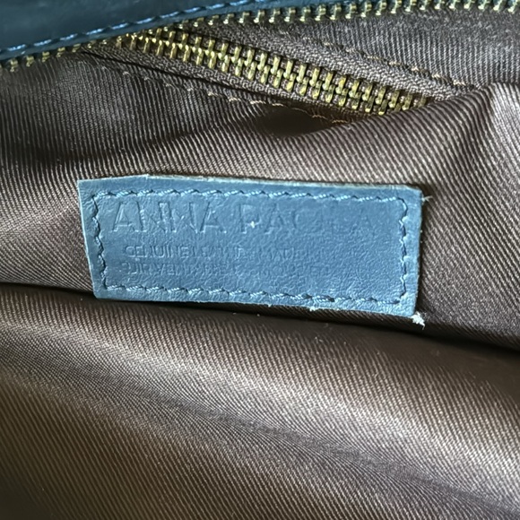 ANA PAOLA BEAUTIFUL BLUE PURSE! MADE IN ITALY 🇮🇹 - Picture 10 of 15